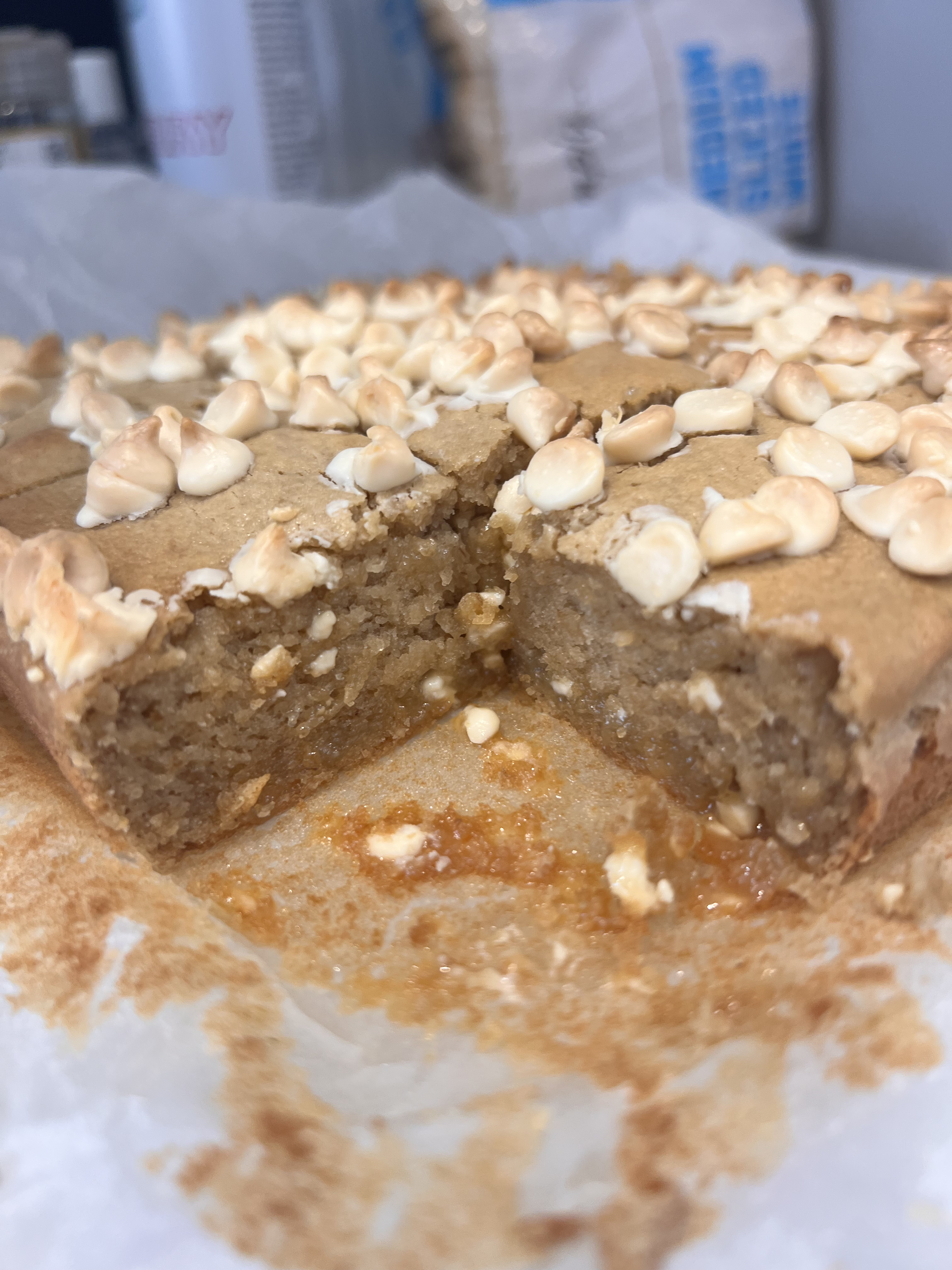 Bean blondies