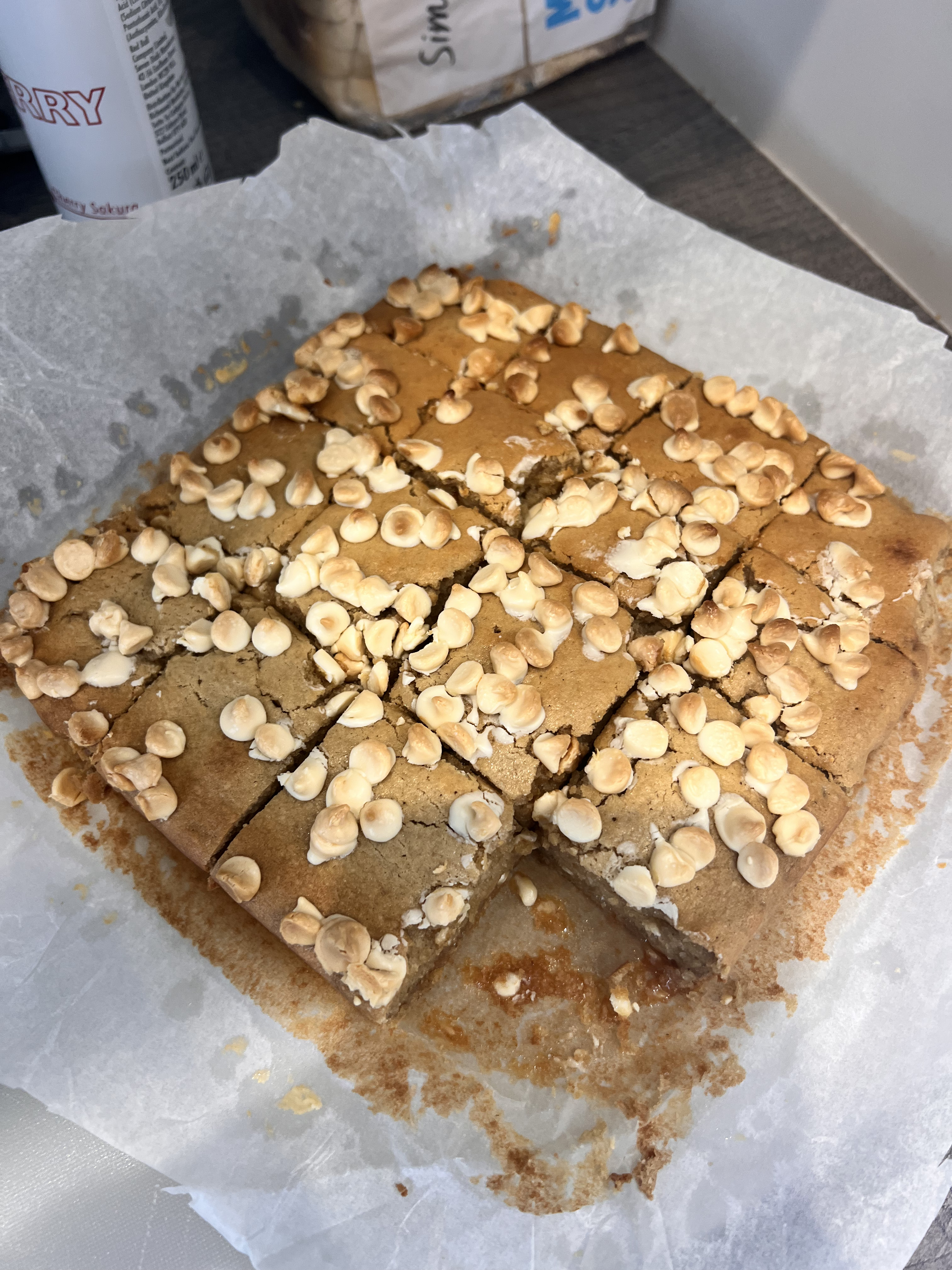 Bean Blondies